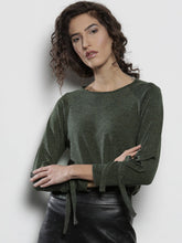 DOROTHY PERKINS Women Olive Green Solid Top