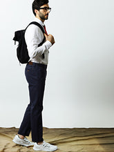 Mr Bowerbird Men Navy Blue Slim Fit My Premium Chino